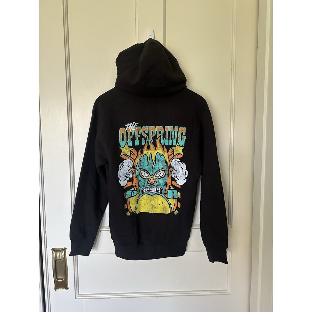 The Offspring 2019 Summer Concert Tour Hooded Sweatshirt Size Small Black